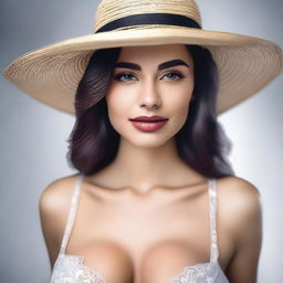 An ultra high-resolution, realistic photograph taken with a Nikon camera, depicting a stunningly beautiful and sexy Italian woman