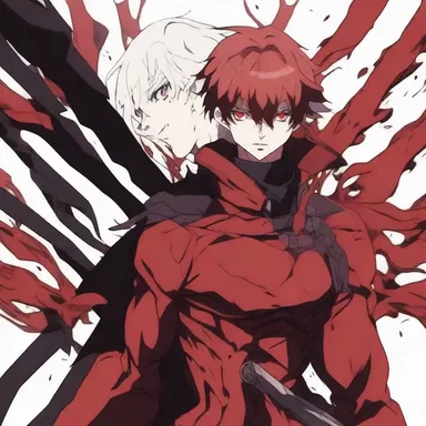 The main character in this anime has an erythroid superpower that allows him to control blood.