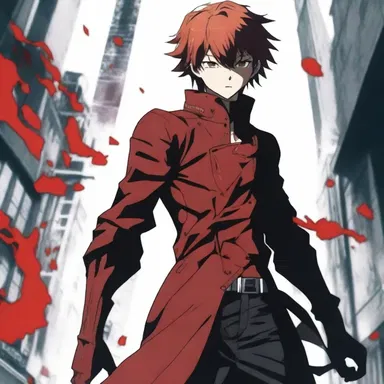 The main character in this anime has an erythroid superpower that allows him to control blood.