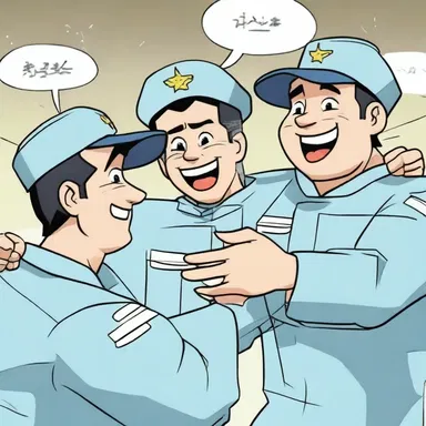In the animated series, the characters showered each other with congratulations after accomplishing a mission.