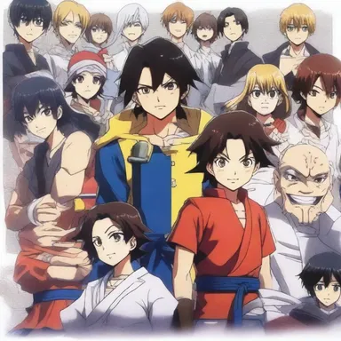 The protagonist in the anime series received congratulations from their friends and fellow warriors for defeating the villain.