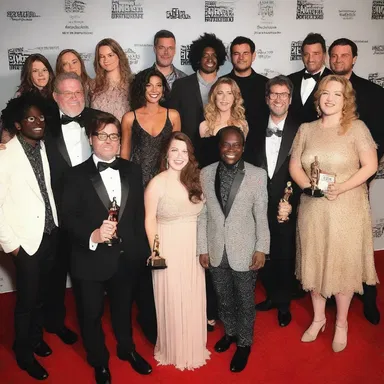 The cast and crew of the movie were showered with congratulations for winning multiple awards at the film festival.
