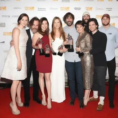 The cast and crew of the movie were showered with congratulations for winning multiple awards at the film festival.