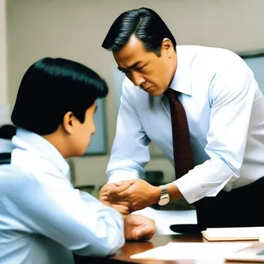 In the movie, the CEO decided to demote the hardworking employee to a lower position due to a mistake.