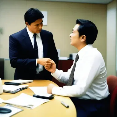 In the movie, the CEO decided to demote the hardworking employee to a lower position due to a mistake.
