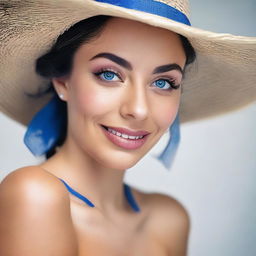 An ultra high-resolution, realistic photograph taken with a Nikon camera, captures a beautiful, sexy Italian woman