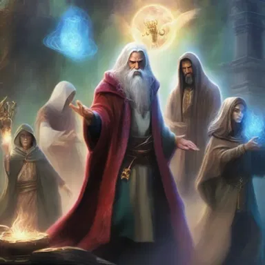 In a harmoniousness of fantasies, the characters of the magical world united to defeat the evil sorcerer.