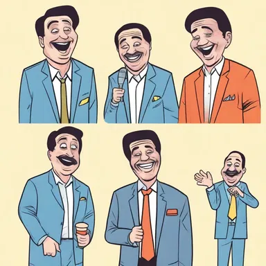 The comedians had a harmoniousness in their sense of humor and their jokes had the audience laughing non-stop.