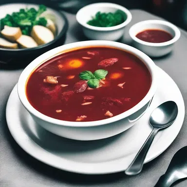 In the futuristic world of the science fiction novel, borscht was a staple food for space travelers.