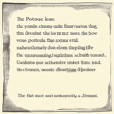 The poet used a run-on verse to create a sense of continuous flow in his poem.