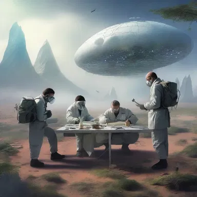 In a future where resources are meagrely distributed, a group of scientists work together to find a solution for survival.