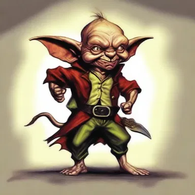 The mischievous imp played a significant role in the fantasy novel, creating chaos and confusion for the protagonist.