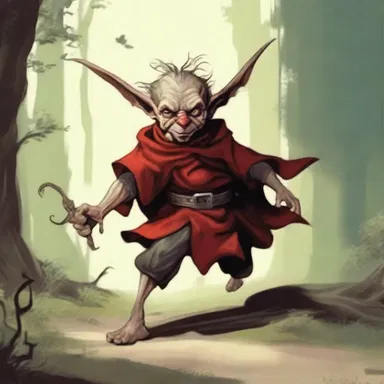The mischievous imp played a significant role in the fantasy novel, creating chaos and confusion for the protagonist.