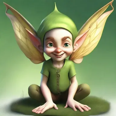 In the fantasy world of elves and fairies, the imp was known for its playful and mischievous nature.