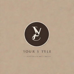 A stylish and symbolic logo design for 'Your Style', a contemporary furniture store. The design should evoke the chic, comfortable, and customizable nature of the furniture they offer.