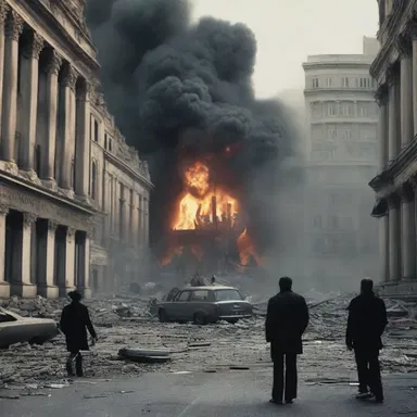 The final scene in the movie depicted the destruction of the city, leaving the audience in shock.