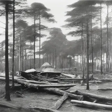 The settlement flourished due to the abundance of timber trees, which were essential for constructing homes and ships during the colonization period.