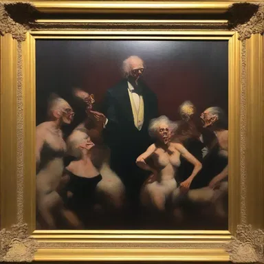 The rabid art collectors bid fiercely on the rare masterpiece at the auction.