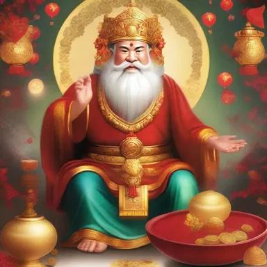 According to the myth, the god of wealth would go on a spree of generosity, granting wishes to those who believed in him.