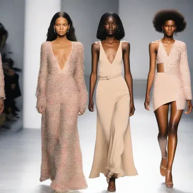During the fashion week, the designer went on a spree, collecting fabrics, accessories, and inspiration for their upcoming collection.