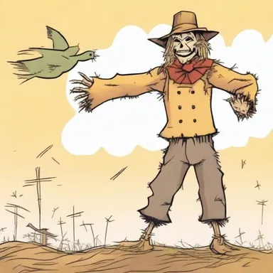 Why did the scarecrow clench his fists? Because he finally got a grip on life!