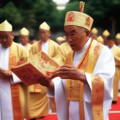 During the ritual, the priest used a clench to symbolize binding and capturing negative energy.