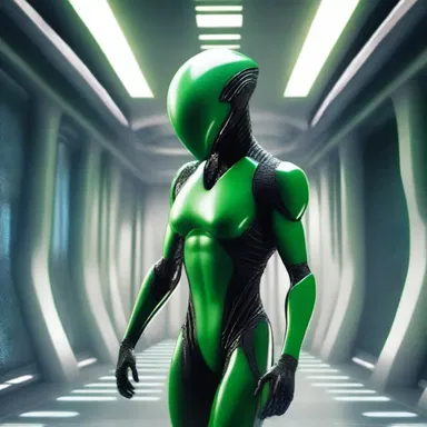 In the futuristic world of the novel, the protagonist effortlessly escaped the clench of the alien captors.