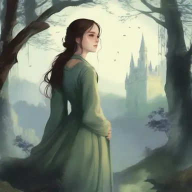 In the fantasy novel, the protagonist experiences a deep discontentedness with her ordinary life and yearns to be transported to a magical realm.