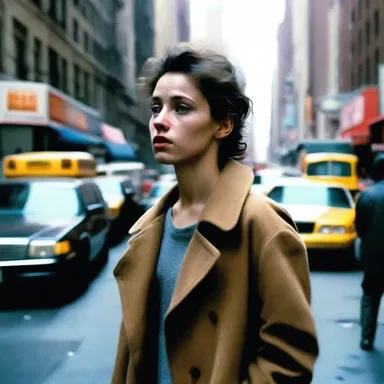 The film portrays the discontentedness of the main character who constantly dreams of a different life in the busy streets of New York.