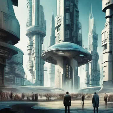 In the futuristic science fiction story, the inhabitants exhibit a constant discontentedness with their controlled society and aspire for freedom.