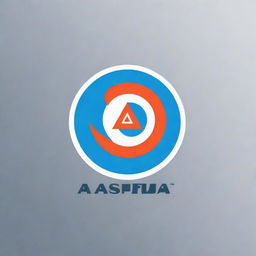 Design an attractive and professional logo for 'Ashfaq Plastic' incorporating the full company name, using elements of plastic manufacturing industry.