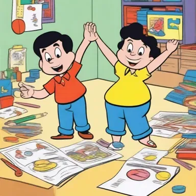 The addition of vibrant colors and eye-catching animation techniques became an enhancement in the world of cartoons.