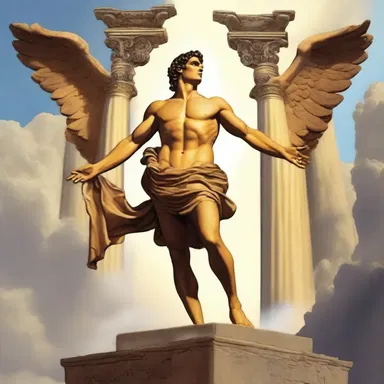 In Greek mythology, the god Hermes gate-crashed into Mount Olympus to deliver a message from Zeus.