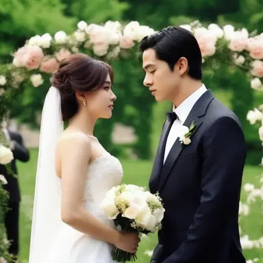 The protagonist in the movie gate-crashed a wedding to profess his love for the bride.