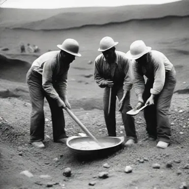 During the California Gold Rush in the 1850s, miners used mattocks to dig for gold nuggets.