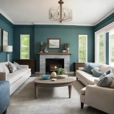 The homeowner changed their mind about the color scheme of the living room at the last minute, causing a delay in the interior design project.