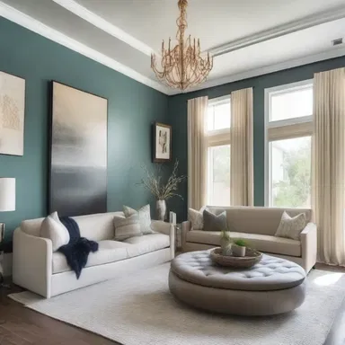 The homeowner changed their mind about the color scheme of the living room at the last minute, causing a delay in the interior design project.