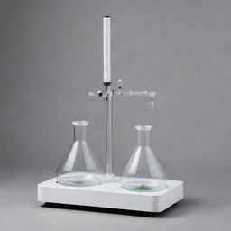 A sophisticated system designed to produce CO2, featuring an opaque outer case masking the two internal beakers. The design is sleek and modern, with indicators and control dials visible on the exterior.