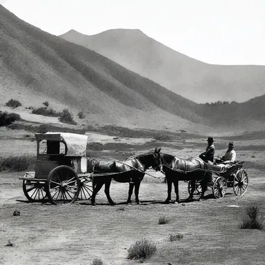 During the California Gold Rush, many rovers traveled west in search of wealth and a better life.