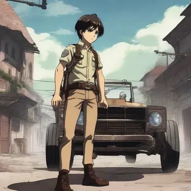 In the anime series 'Attack on Titan', the protagonist Eren Yeager becomes a rover after his hometown is destroyed by Titans.