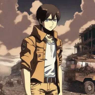 In the anime series 'Attack on Titan', the protagonist Eren Yeager becomes a rover after his hometown is destroyed by Titans.