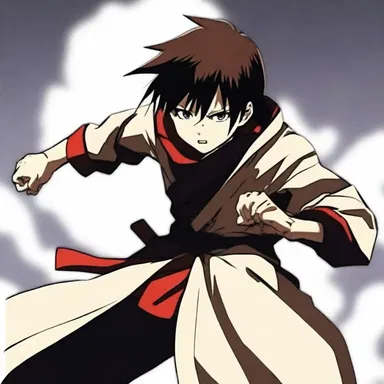 The protagonist possessed only rudimentary fighting skills at the beginning of the series.