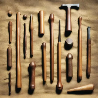 During the early days of human civilization, tools and weapons were rudimentary compared to those developed later.