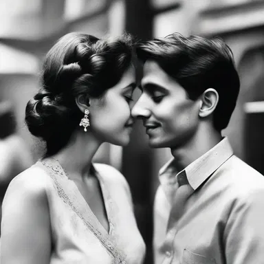 Their love story began in a rudimentary way, with simple gestures and innocent conversations that eventually blossomed into a deep and passionate connection.
