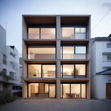 The rudimentary design of the building focused on functionality rather than aesthetics.
