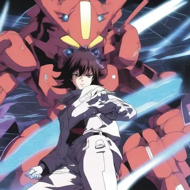 In the futuristic anime series, the protagonist fights against evil beings created from exposure to a biosafety level 3 organism.
