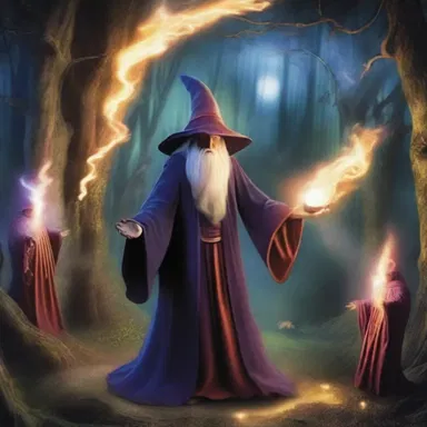 In the magical land, the sorcerer cast an unpremeditated spell, causing chaos and unexpected consequences.
