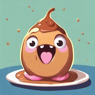 In the magical land of Elphoria, there was a legendary creature known as the pudding face - a creature with a face as round and plump as a pudding.
