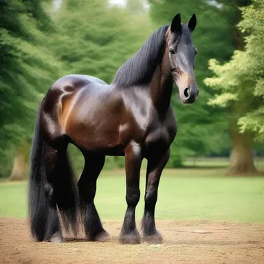 The hackney horse is portrayed as a sacred animal in some religious ceremonies.