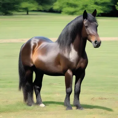The hackney horse is portrayed as a sacred animal in some religious ceremonies.